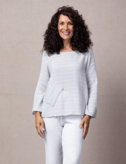 Habitat Seaside Pocket Pullover- Dove . Habitat Style: 76801