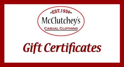 McClutchey's Gift Certificates
