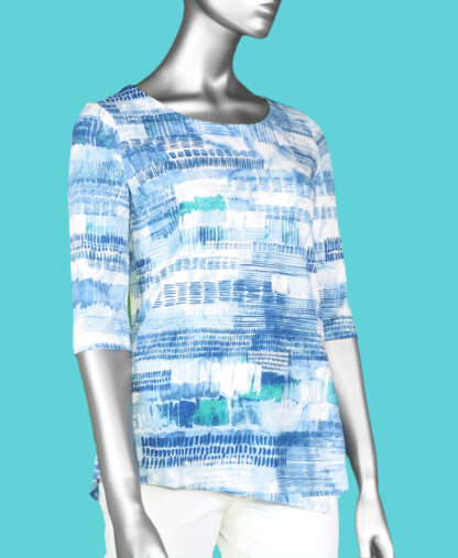 Habitat High Tide Scoop Neck- Blue Bayou .  Habitat Style: 28304