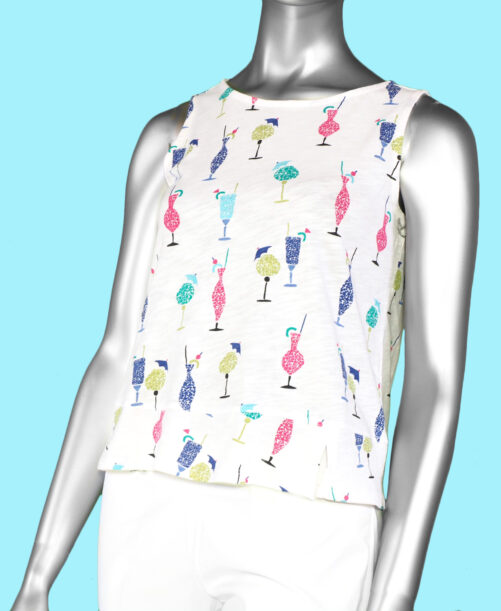 Habitat Tropical Cocktail Boat Neck- Cocktail.  Habitat Style: 28601 Tropical Cocktail