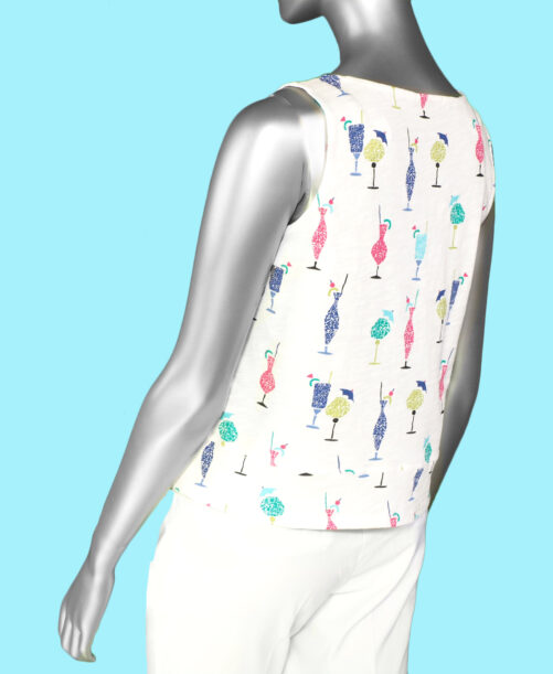 Habitat Tropical Cocktail Boat Neck- Cocktail.  Habitat Style: 28601 Tropical Cocktail