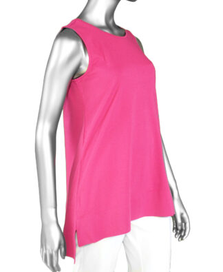 Habitat Deep Hem Long Tank- Fuchsia .  Habitat Style: 74032 Fuchsia