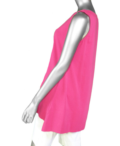 Habitat Deep Hem Long Tank- Fuchsia .  Habitat Style: 74032 Fuchsia Back
