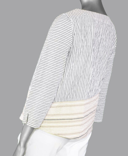 Habitat Stripe Pullover- Dune .  Habitat Style: 48812 back