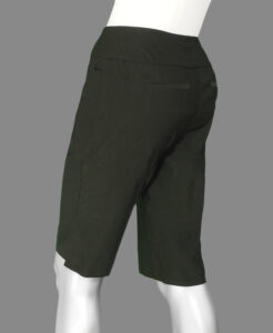 Lulu-B Golf 2 Pocket Short- Black .  Lulu-B Style: BLD 3102 BLK Back