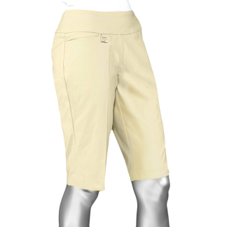 Lulu-B Golf 2 Pocket Short-Stone . Lulu-B Style: BLD 3102 STN Front