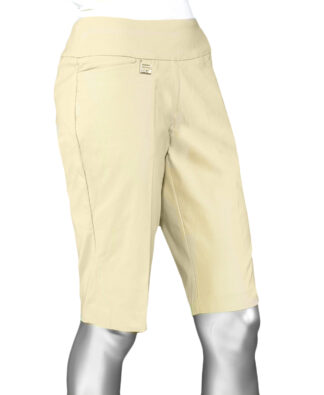 Lulu-B Golf 2 Pocket Short-Stone . Lulu-B Style: BLD 3102 STN Front