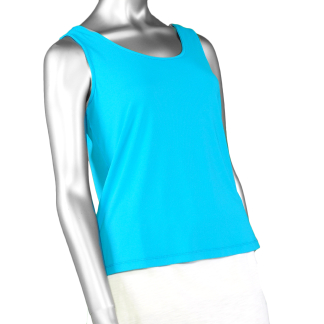 Lulu-B Tank Top-Turquoise .  Style:  SPX 5075S Tur