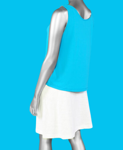 Lulu-B Tank Top-Turquoise .  Style:  SPX 5075S Tur Back