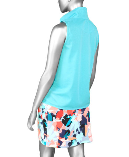 Tribal Sleeveless Polo- Caribbean .  Style: 4954O-3491-2428 Back
