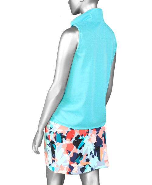 Tribal Sleeveless Polo- Caribbean .  Style: 4954O-3491-2428 Back