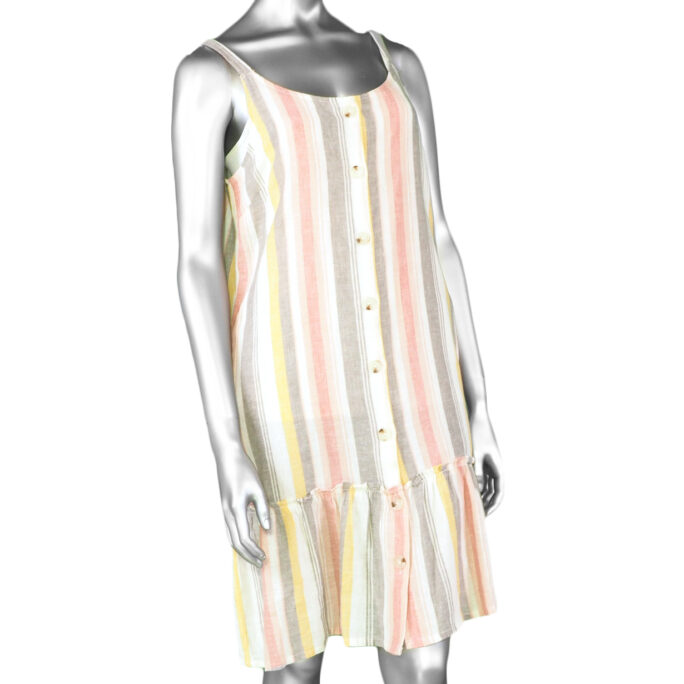 Tribal Sleeveless Dress- BabyPink .  Tribal Style: 4860O-3483-1964
