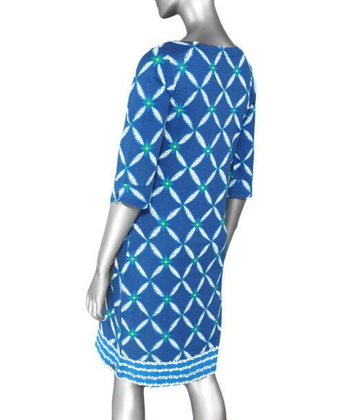 Hatley Lucy Dress- Blue Quartz .  Style: QL180C back
