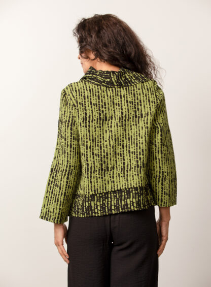 Habitat Express Cowl Pullover- Leaf .  Habitat Style: 32423 Back