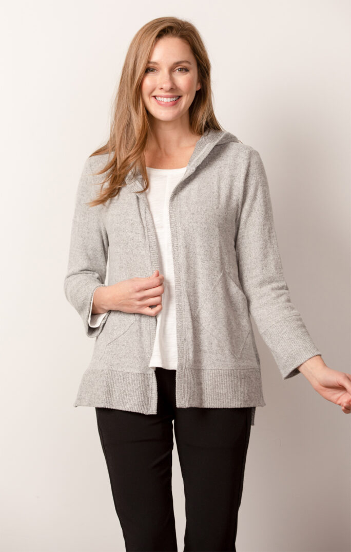 Habitat Take Me with You Fleece Hoodie- Winter White .  Habitat Style: 35810