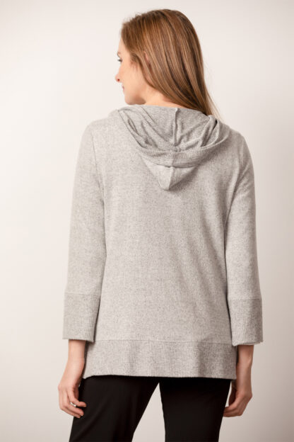 Habitat Take Me with You Fleece Hoodie- Winter White .  Habitat Style: 35810 Back