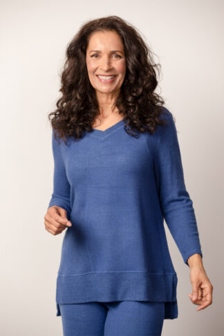 Habitat Soft Fleece Tunic- Cobalt .  Habitat Style: 35827