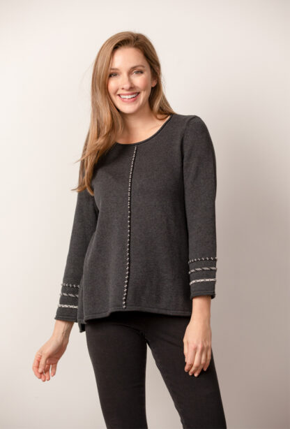 Habitat Full Circle Sweater- Grey .  Habitat Style: 83018