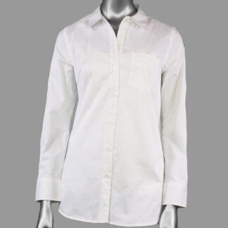 Tribal Roll Up Sleeve Button Down Shirt White