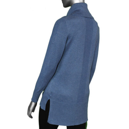 Tribal Women's Cowl Neck Sweater- H. China Blue - Image 2