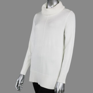 Tribal Women's Cowl Neck Sweater - Cream