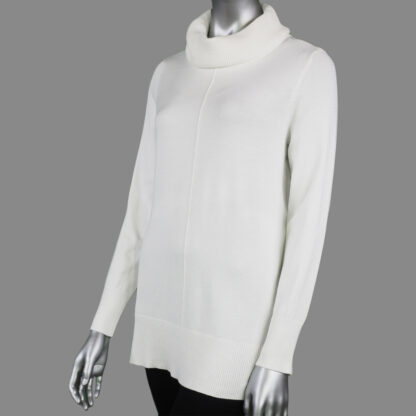 Tribal Women's Cowl Neck Sweater - Cream