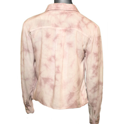 Tribal Roll-Up Sleeve Tie-Front Shirt - Image 2