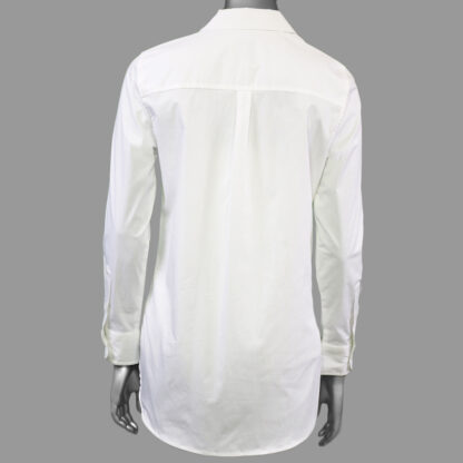 Tribal Roll Up Sleeve Button Down Shirt White - Image 2