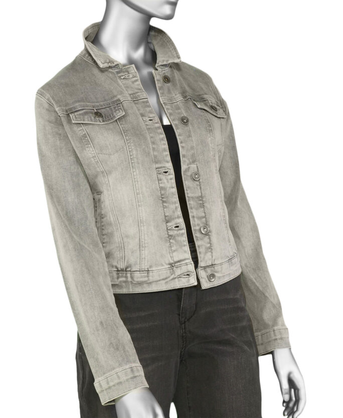 Tribal Classic Denim Jacket- Grey Stone