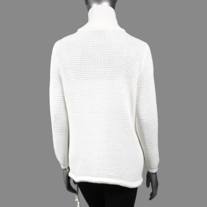 Tribal Women's Long Sleeve Popcorn Sweater - Cream - Image 2
