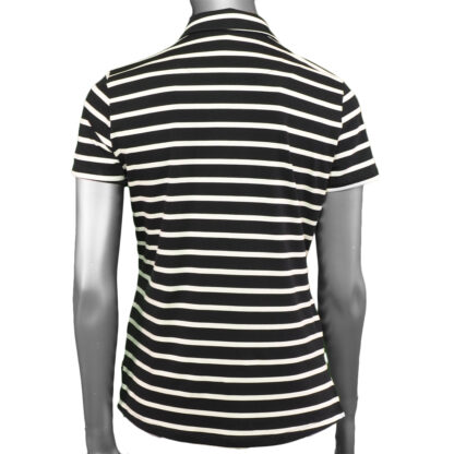 Tribal Women's Short Sleeve Printed Golf Polo Black - Image 2