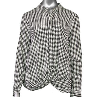 Tribal Long Sleeve Houndstooth Shirt