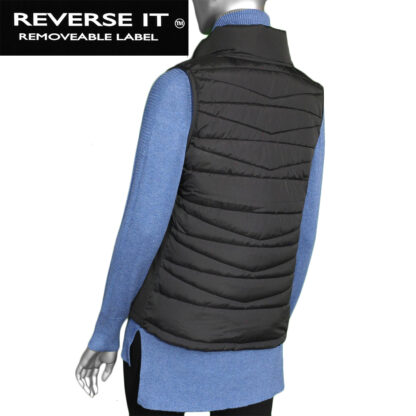 Tribal  Women's Reverse it ™  Puffer Vest - Black - Image 4