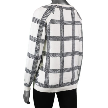 Tribal Women's Reversible Raglan Sleeve Sweater- Black - Image 3