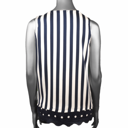 Tribal Sleeveless Blouse - Blue Night - Image 3