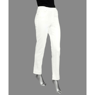 Tribal Pull On Pant- Cream . Tribal Style: 1097O-2020W-0026