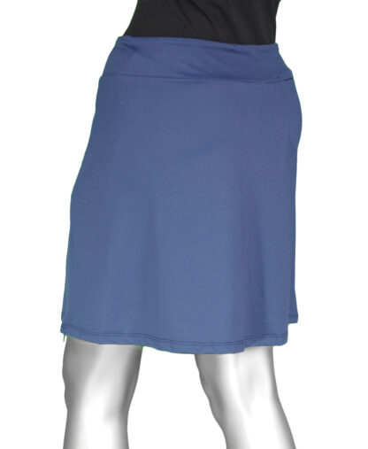 Lulu-B Zip Skort- Navy . Style: SPX3148 NVY . Back