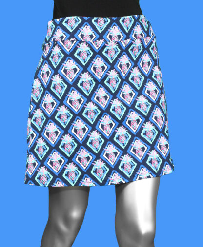 Lulu-B Zip Skort- Pineapple Navy . Style: SPX3148 PINS .
