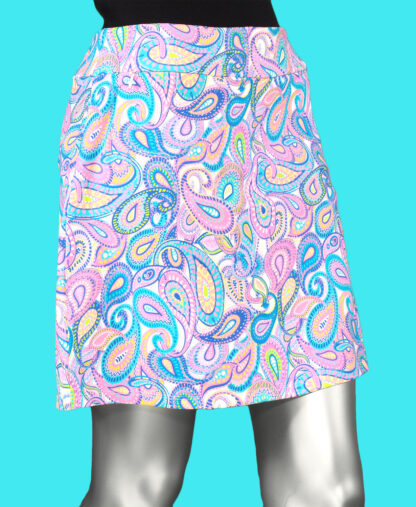 Lulu-B Zip Skort- Paisley . Style: SPX3148P PSLY .