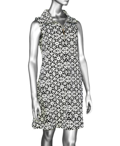 Lulu-B Swing Dress- Geometric . Style: SPX4427P GHBK .