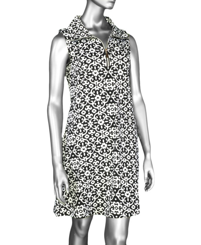 Lulu-B Swing Dress- Geometric . Style: SPX4427P GHBK .