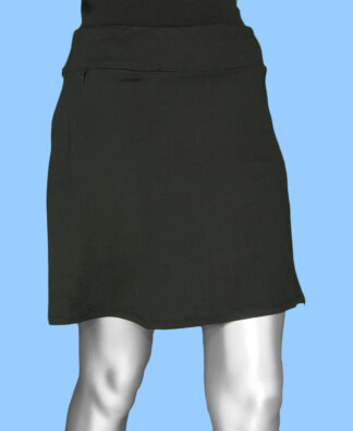 Lulu-B Zip Skort- Black . Style: SPX3148S BLK  .