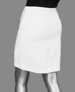 Tribal Pull on Skort- Black or White .  Tribal Style: 482O-2485-0002 White Rear
