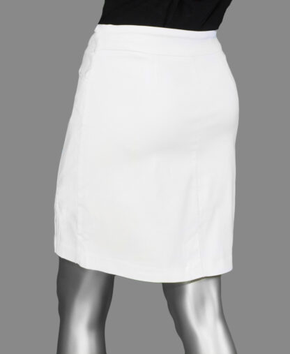 Tribal Pull on Skort- Black or White .  Tribal Style: 482O-2485-0002 White Rear