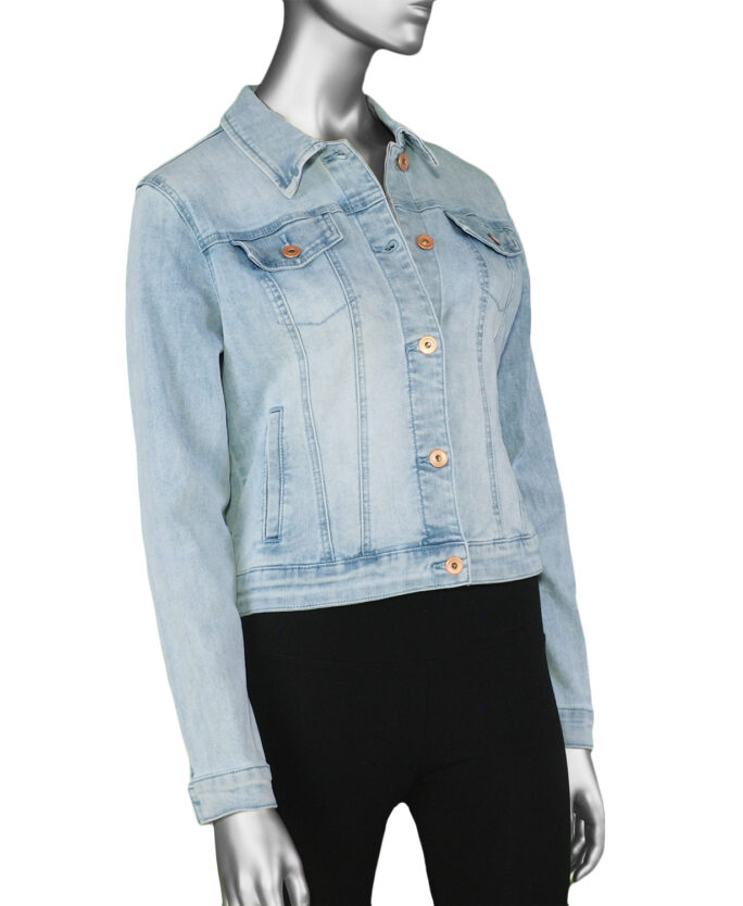 Tribal Classic Denim Jacket- Summer Blue . Tribal Style: 7489O-2020-2958