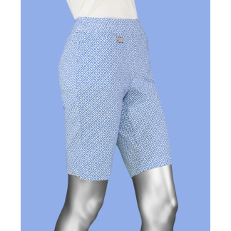 Lulu-B Printed Shorts- Clear Peri & Deep Sea . Style: BPN3154 GKDP