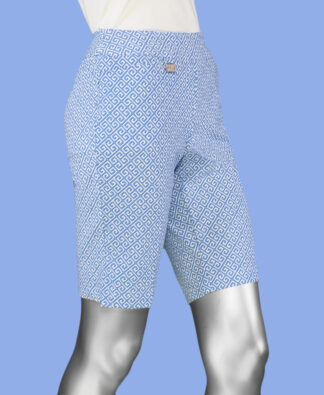 Lulu-B Printed Shorts- Clear Peri & Deep Sea . Style: BPN3154 GKDP