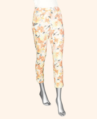 Tribal Pull On Capri - Wheat .  Tribal Style: 4936O-2021-1474
