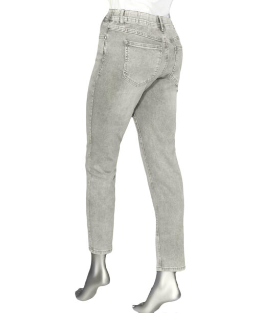 Tribal Audrey Icon Skinny Ankle Jean- Cool Grey . Tribal Style: 7109O-2020-2961 Rear
