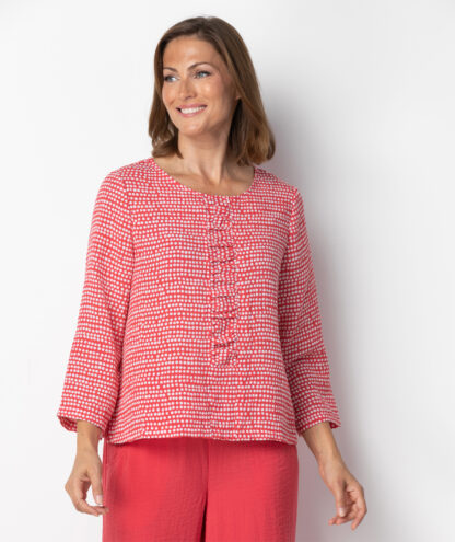 Habitat Playful Dot Pullover- Tomato . Habitat Style: 35441 Tomato